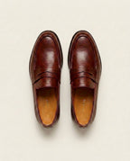 Grandeur Classic Leather Penny Loafers – Made-to-Order