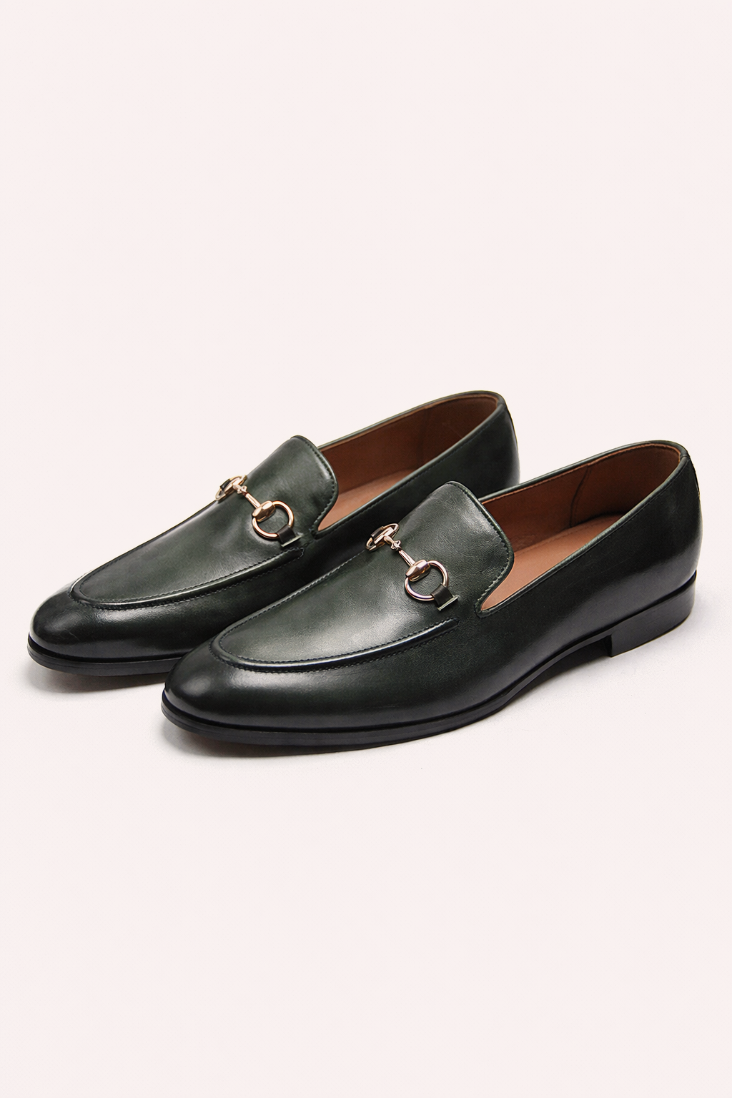Men’s Black Leather Tassel Loafers – Elegant Formal Slip-On Dress Shoes
