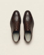 Brown Leather Oxford Brogue Shoes – Classic Lace-Up Formal Shoes