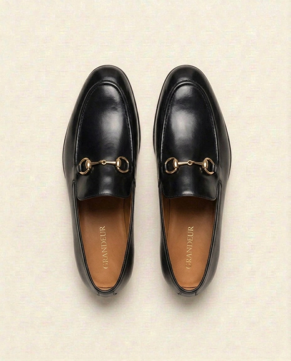 Leather Horsebit Loafers – Sleek Slip-On Formal Shoes