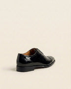 Men’s Patent Leather Oxford Shoes – Patent Cap Toe Formal Dress Shoes